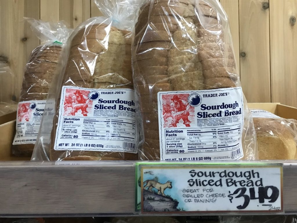 Trader Joe's Sourdough sliced Bread