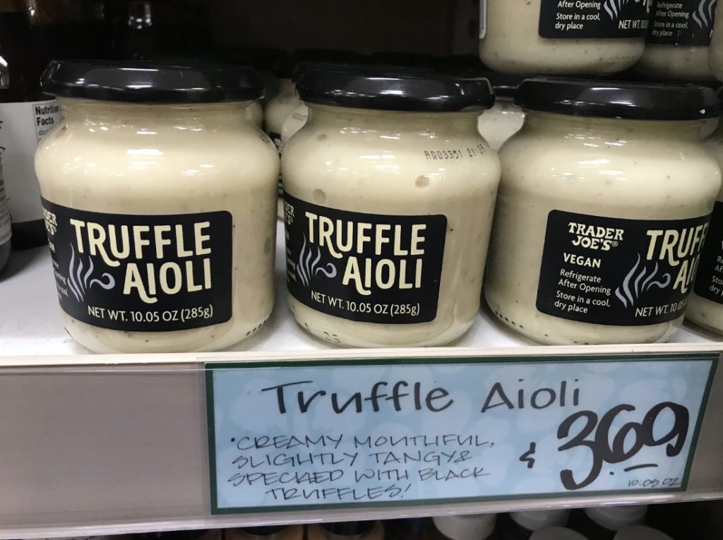 Trader Joe's garlic aioli