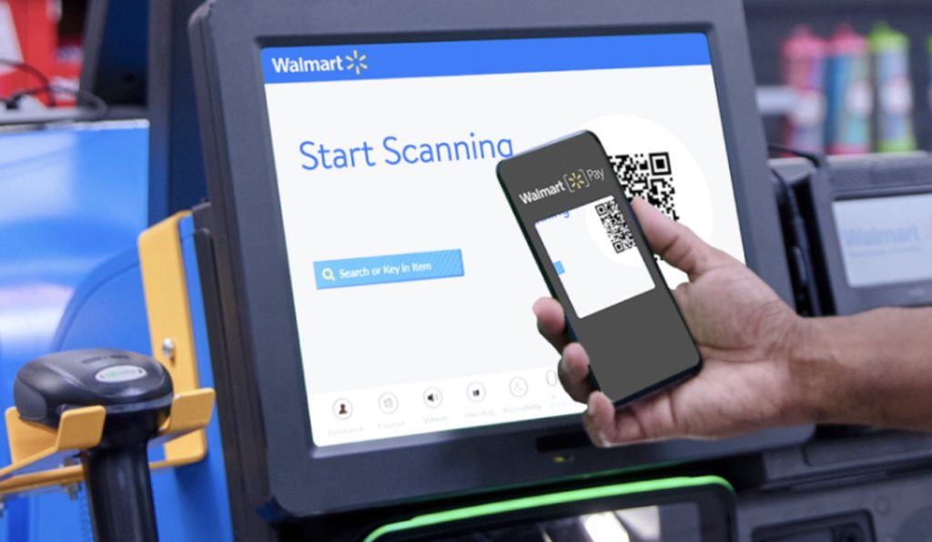 walmart pay at register