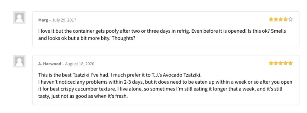 Trader Joe's Tzatziki Review 1