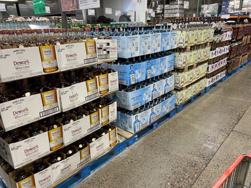 Buying Liquor At Costco