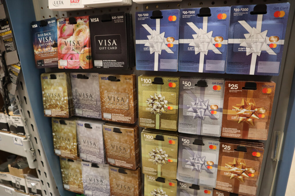 Shopping At Walmart With Visa and Mastercard 