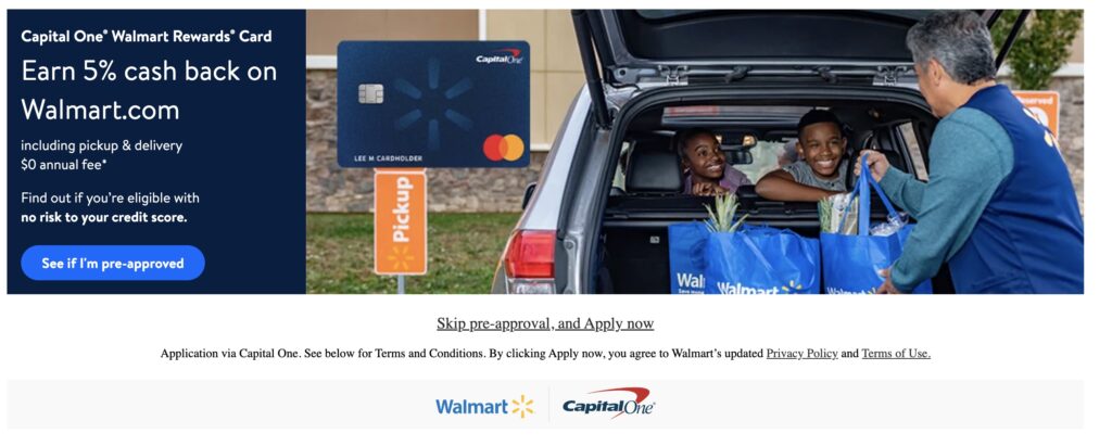 Walmart Credit Card