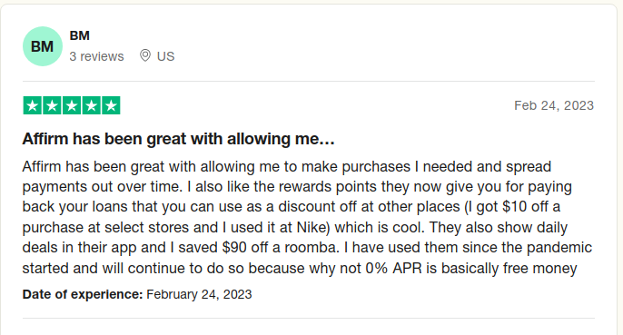 Affirm At Walmart Review 2