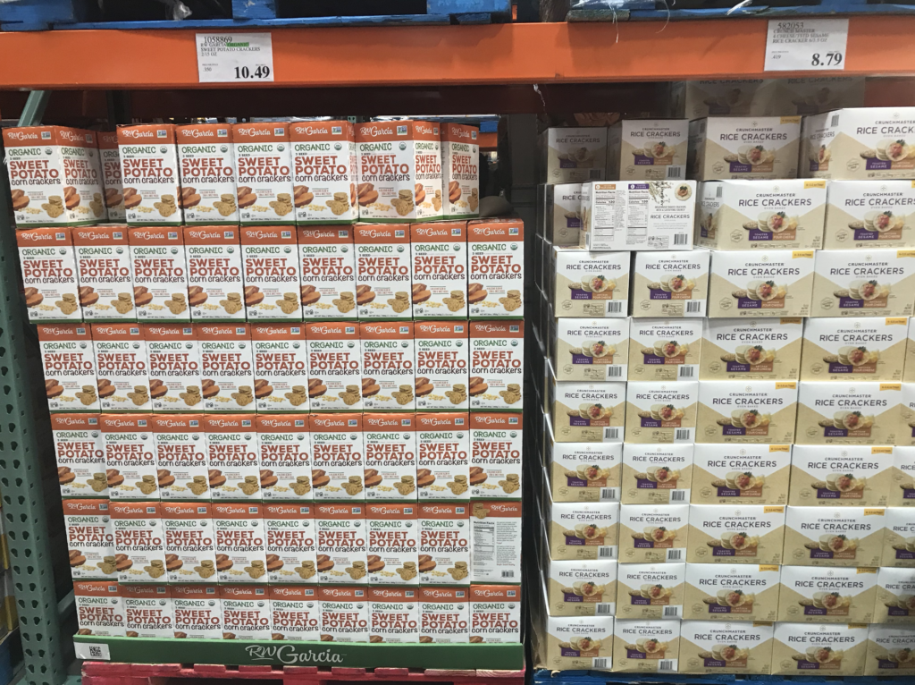 Cracker at Costco Sweet potato Organic