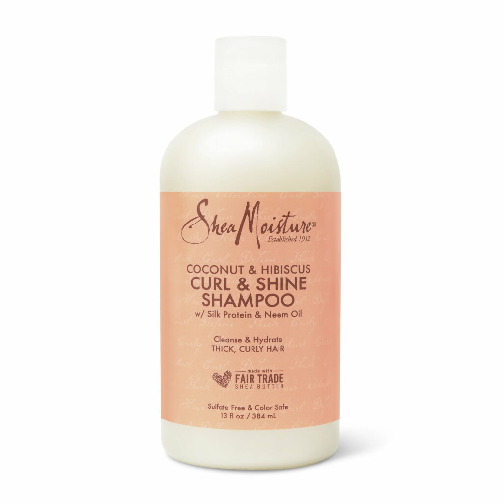 SheaMoisture Coconut and Hibiscus Curl and Shine Shampoo 13 fl oz