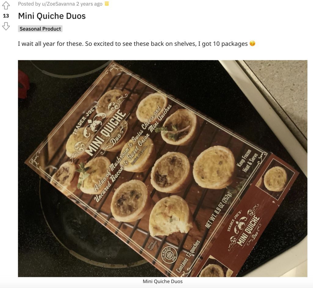 Trader Joe's Quiche Review 1