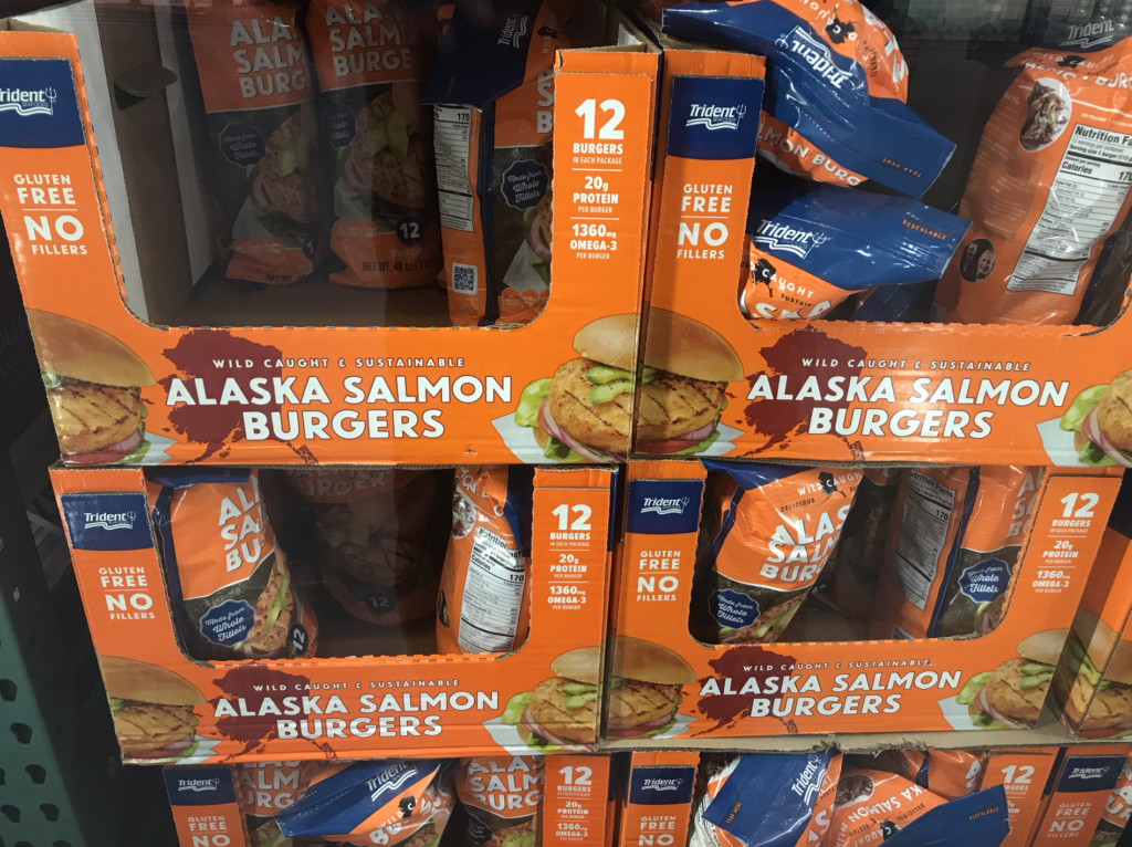 Wild Caught Alaska Salmon Burgers At Costco