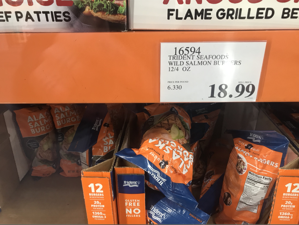 Wild Caught Alaska Salmon Burgers At Costco Price