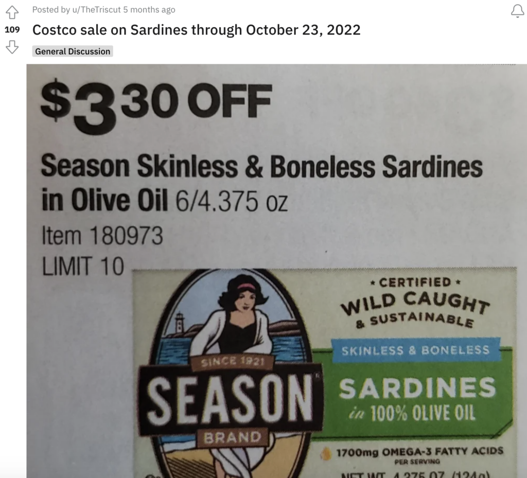 Buy Sardines At Costco Coupon