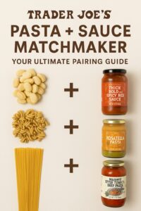 Trader Joe’s Pasta + Sauce Matchmaker: Your Ultimate Pairing Guide