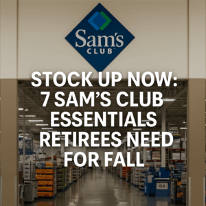 Stock Up Now: 7 Sam’s Club Essentials Retirees Need for Fall