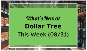 What’s New at Dollar Tree This Week (08/31)