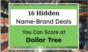 16 Hidden Name-Brand Deals You Can Score at Dollar Tree