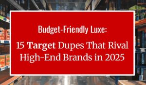 Budget-Friendly Luxe: 15 Target Dupes That Rival High-End Brands in 2025