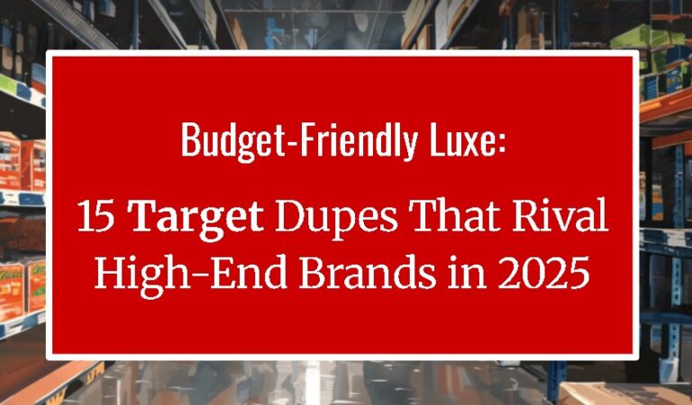 Target Dupes Budget-Friendly Luxe: 15 Target Dupes That Rival High-End Brands in ...