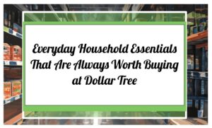 Everyday Household Essentials That Are Always Worth Buying at Dollar Tree