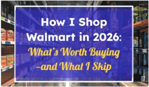 How I Shop Walmart in 2026: What’s Worth Buying—and What I Skip