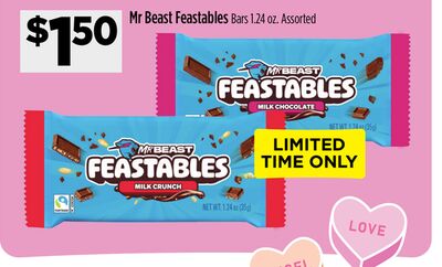 Mr Beast Feastables Bars