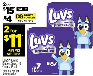 Luvs® Jumbo Diapers