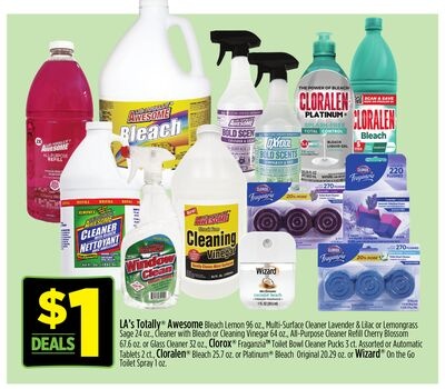 LA s Totally Awesome, Clorox®, Cloralen, Wizard®