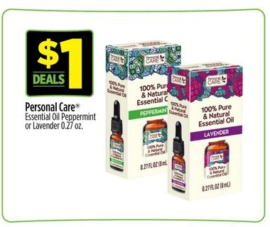 Personal Care® Essential Oil Peppermint or Lavender