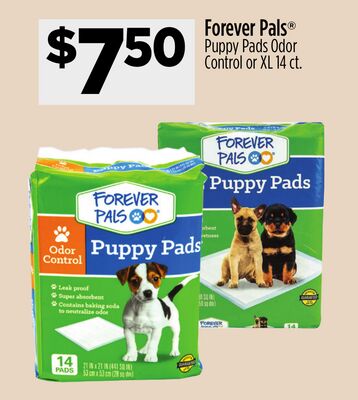 Forever Pals® Puppy Pads Odor Control or XL