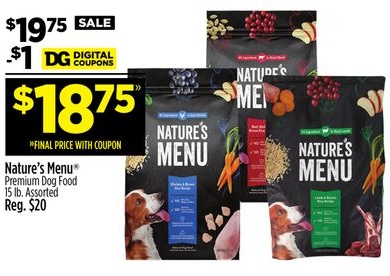 Nature's Menu® Premium Dog Food