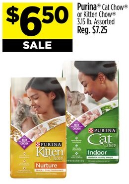 Purina® Cat Chow® or Kitten Chow®