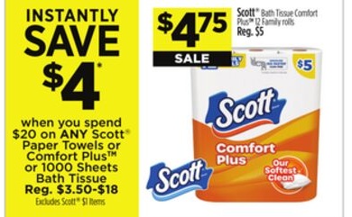 Scott® Bath Tissue Comfort PlusTM