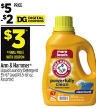 Arm & Hammer® Liquid Laundry Detergent
