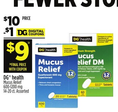 DG®health Mucus Relief
