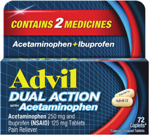 Advil Dual Action Caplets