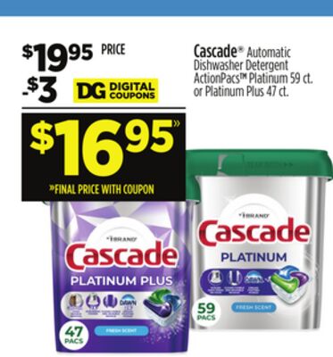 Cascade® Automatic Dishwasher Detergent