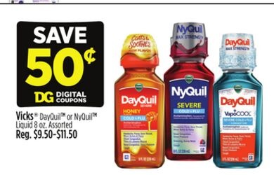 Vicks® DayQuil™ or NyQuil™ Liquid
