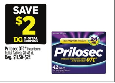 Prilosec OTC® Heartburn Relief Tablets