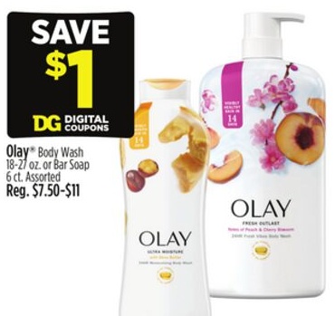 Olay® Body Wash 18-27 oz. or Bar Soap 6 ct.