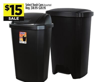 Hefty Select Trash Cans
