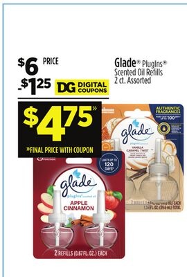 Glade® PlugIns® Scented Oil Refills