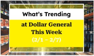 Whats Trending at Dollar General This Week (2/1 - 2/7)