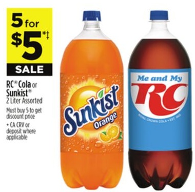 RC® Cola or Sunkist®