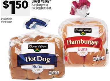 Clover Valley® Hamburger or Hot Dog Buns