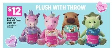 Valentine's Plush with Throw