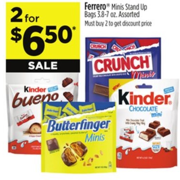 Ferrero® Minis Stand Up Bags