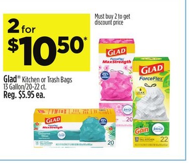 Glad® Kitchen or Trash Bags