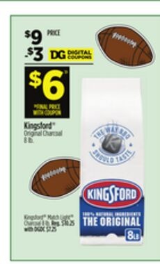 Kingsford® Charcoal Original or Match Light Charcoal®