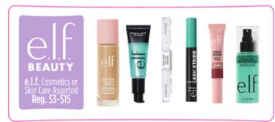 e. l. f. Cosmetics or Skin Care