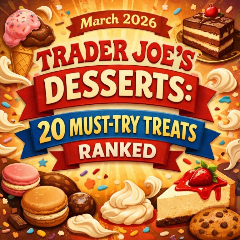 March 2026 Trader Joe S Desserts 20 Must Try Treats Ranked 032526 TJ RS 768x768 