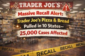 Massive Recall Alert: Trader Joe’s Pizza & Bread Pulled in 10 States—25,000 Cases Affected
