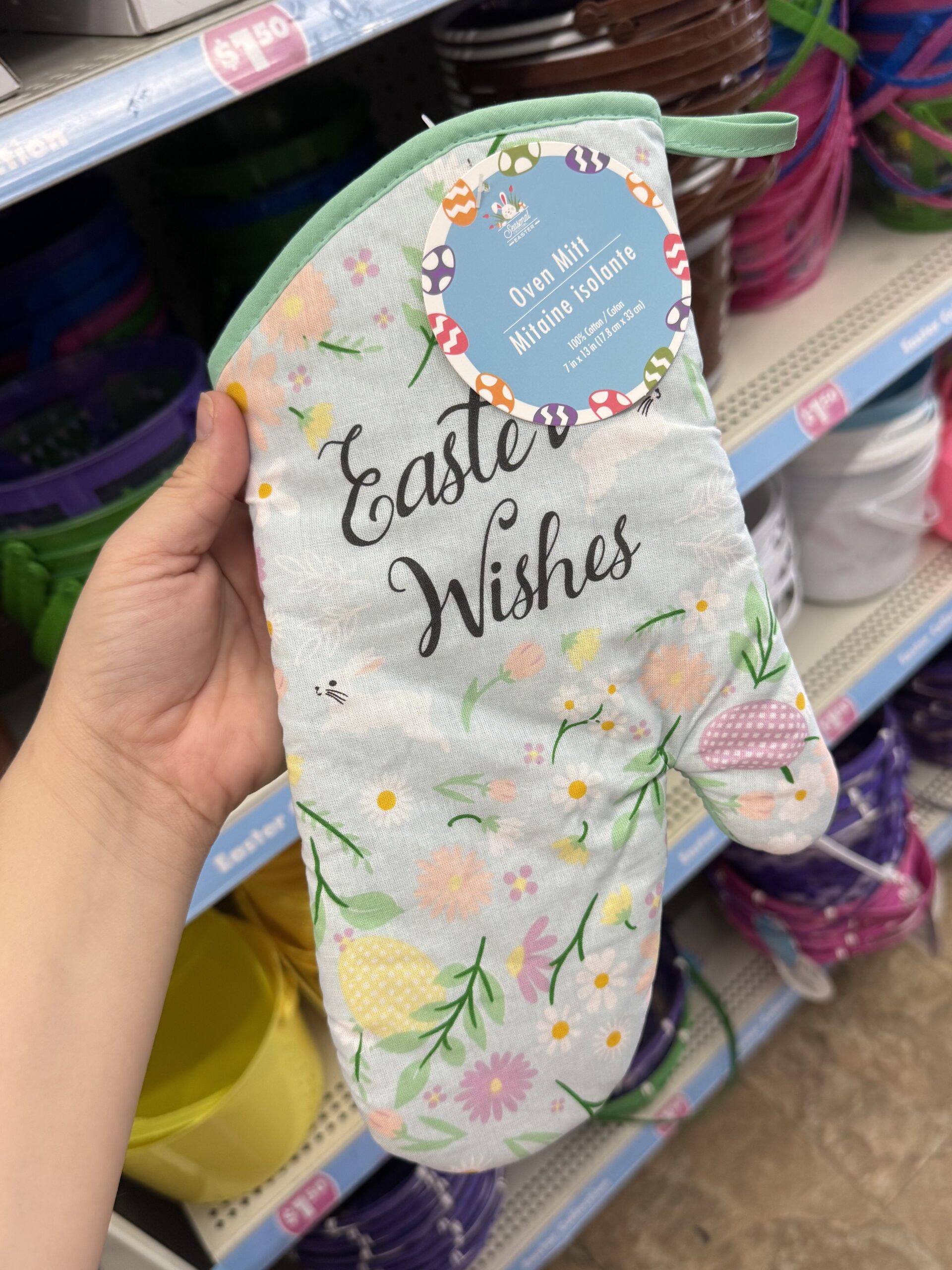 Seasonal Easter Oven Mitt Mitaine isolante - in store